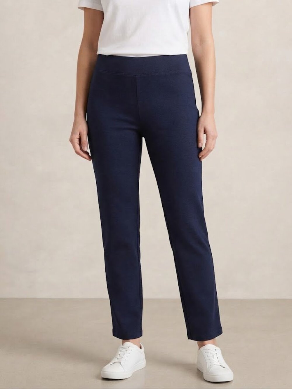 Eileen Fisher Navy Blue Straight Leg Pants
